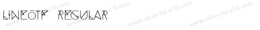 LINEOTF Regular字体转换